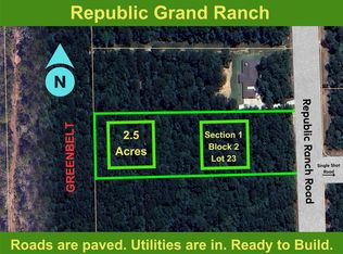 15719 Republic Ranch Rd N LOT 2, Willis, TX 77378