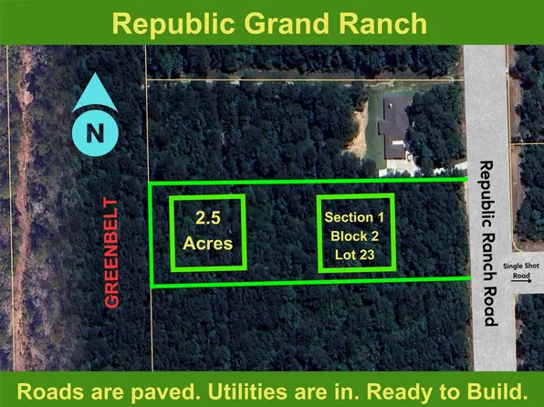 15719 Republic Ranch Rd N Lot 2, Willis, TX 77378