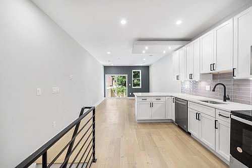 Living area and kitchenette