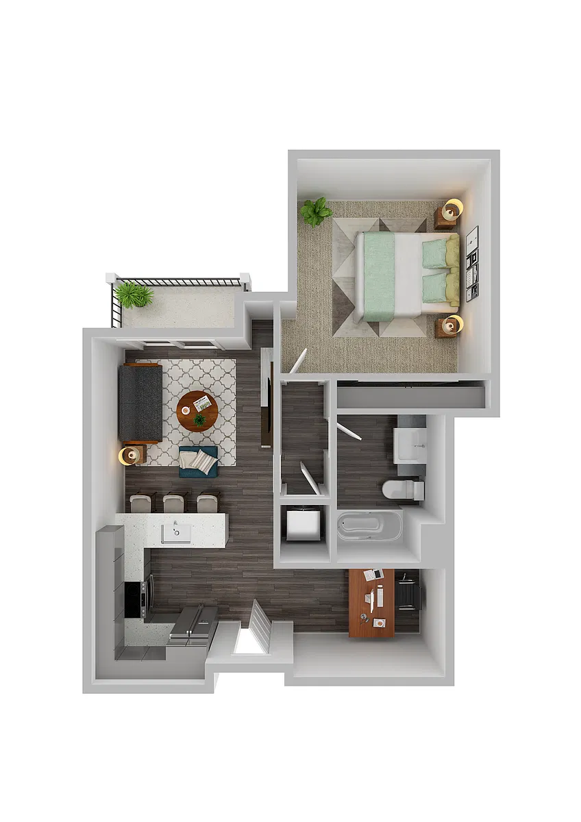 Floor plan 1A-2
