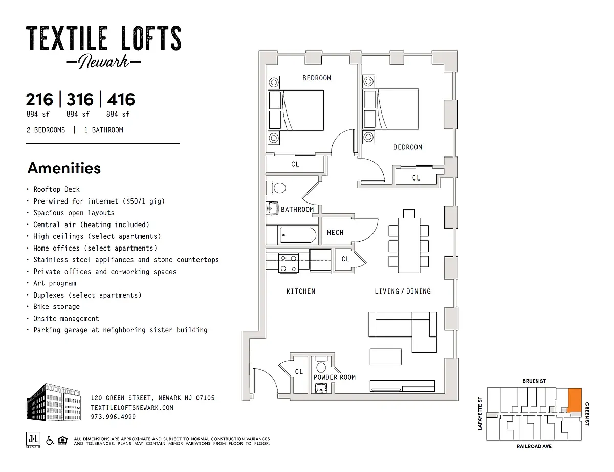 Floor plan Studio With Office - 3rd Floor