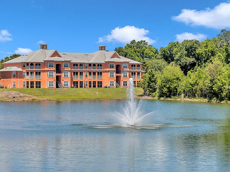Lake View with Fountain