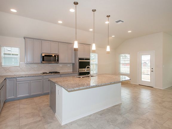 Spacious kitchen with open-concept design