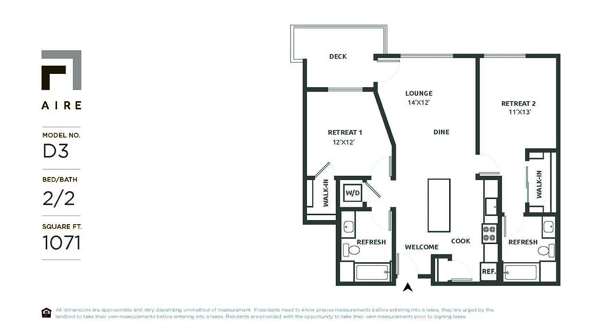Floor plan D3