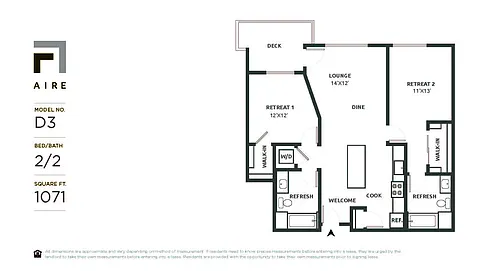 Floor plan D3