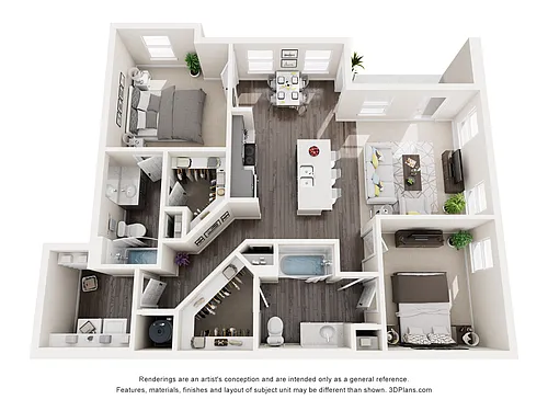 Floor plan B1A