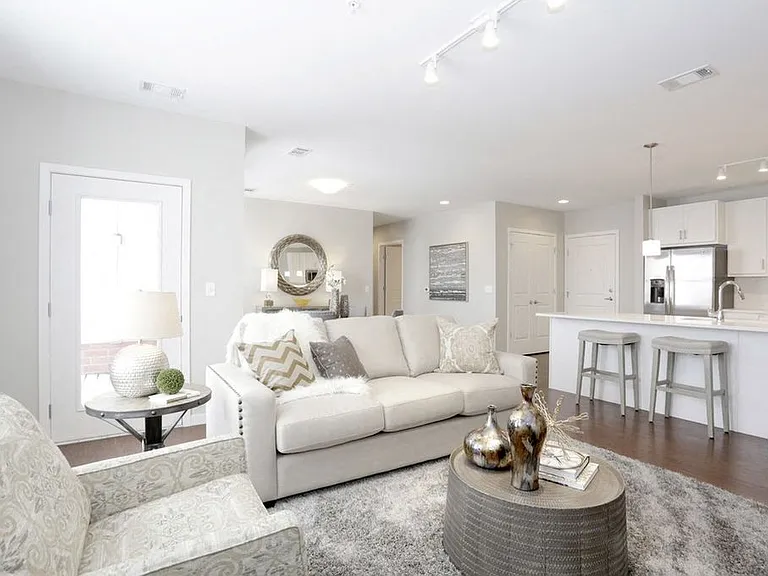 Living Room - 2 Bedroom 2 Bath (Unit C)