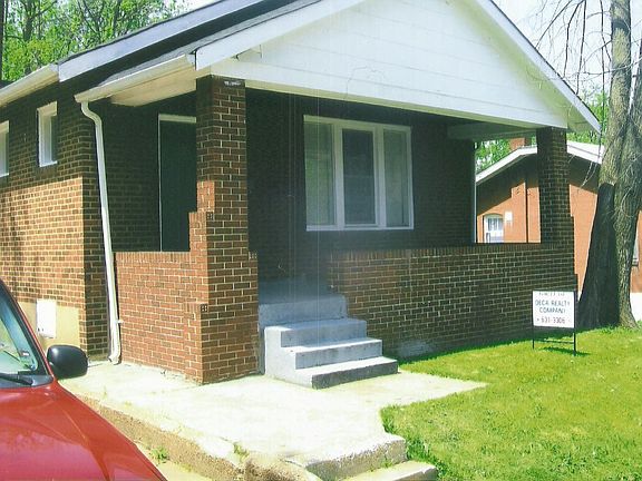 The front of the house.