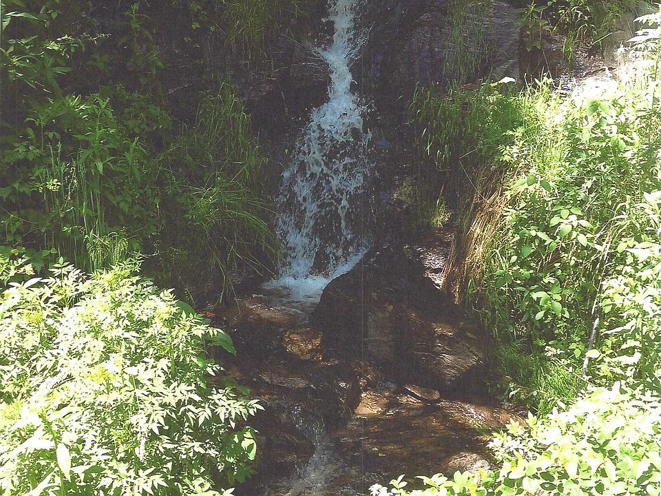 Waterfall on property