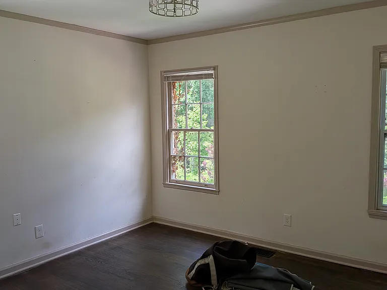 Rear facing bedroom