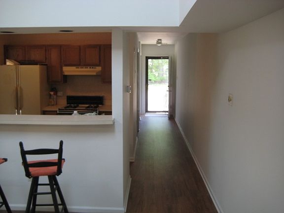 Looking towards the front door from the back of the first fl