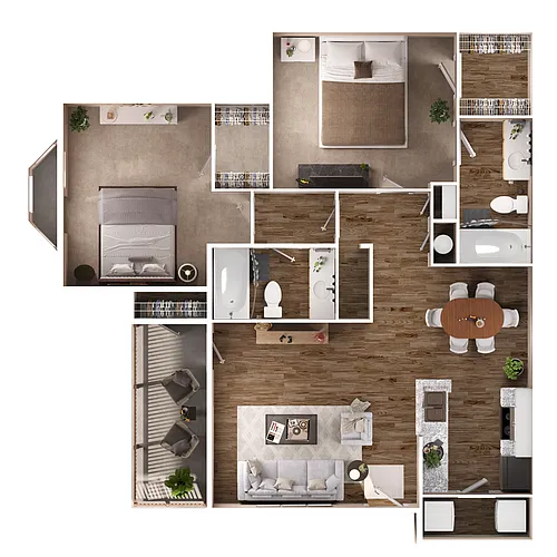 Floor plan B3