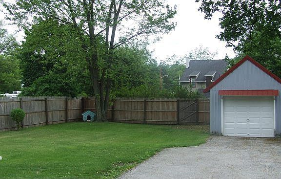 Backyard and Garage