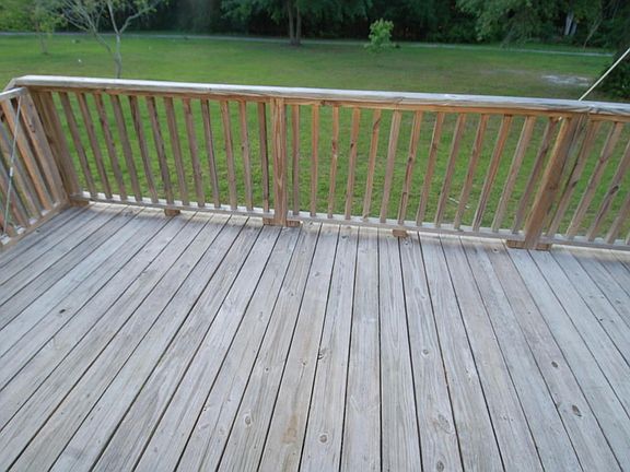 3 Wooden Front Deck