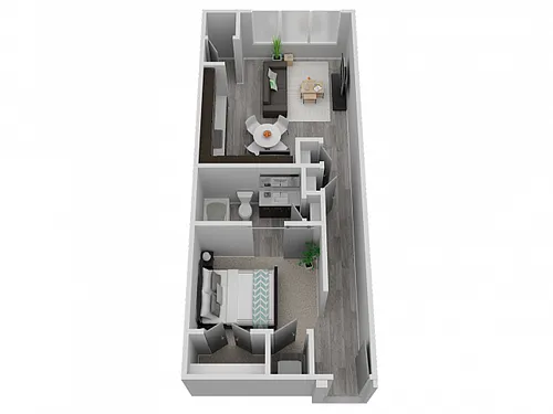 Floor plan Koi - Studio (E1)
