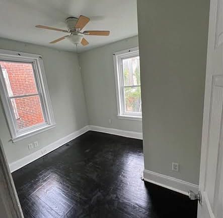 large 3 bedrooms are all with hardwood flooring, lot of closet spaces. ceiling fan in every room.