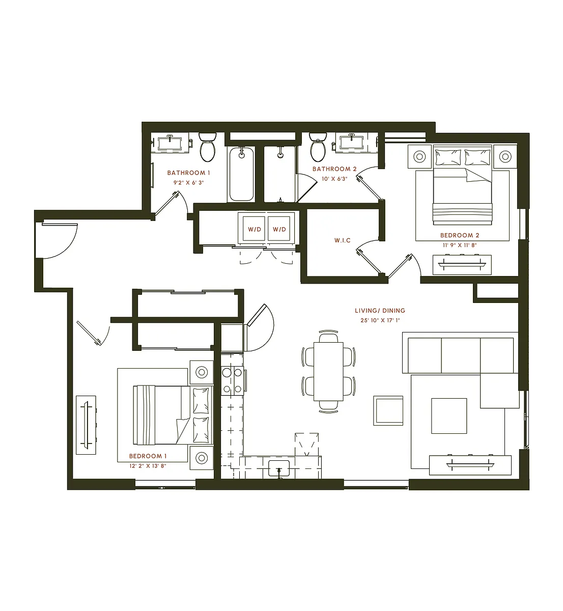 Floor plan B6 Balcony