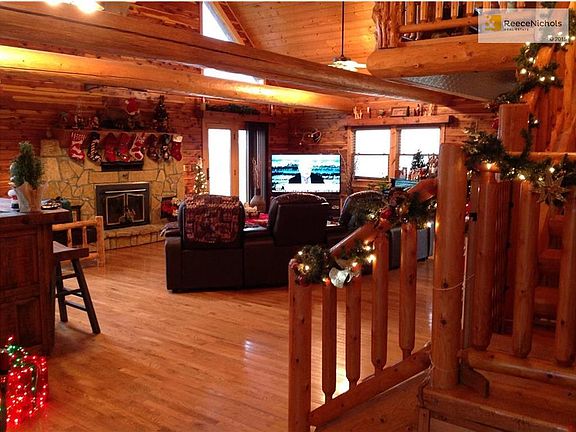 View from Entry into Great Room and Steps to Loft