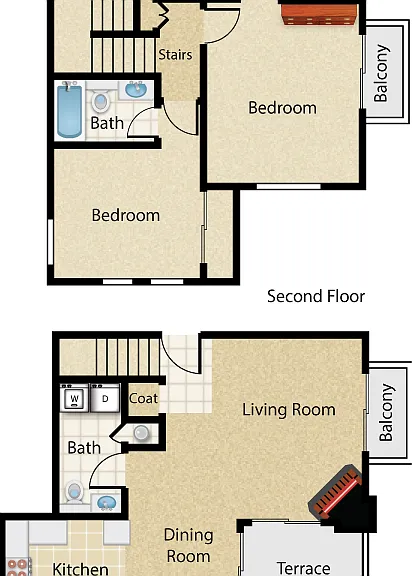 The Renoir Floorplan Diagram
