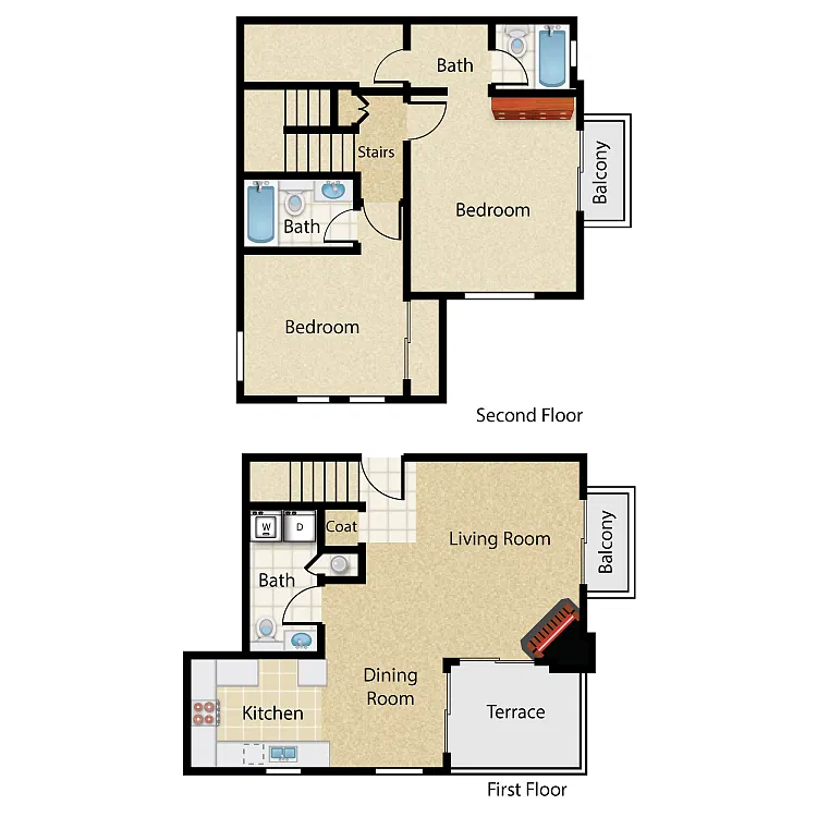 Floor plan The Renoir