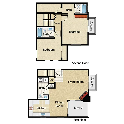 Floor plan The Renoir