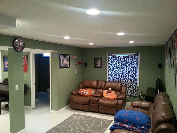 Finished basement