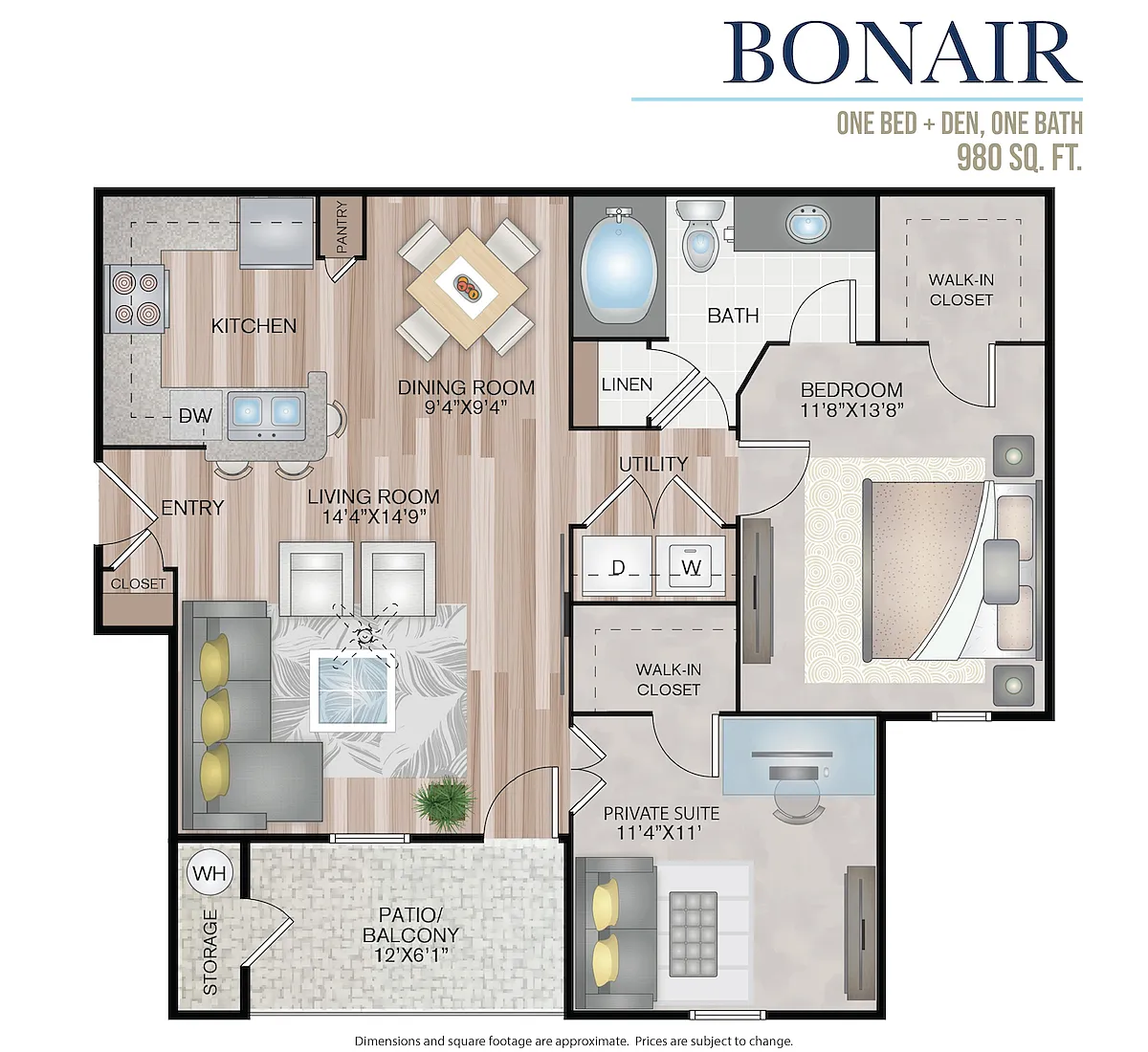 Floor plan Bonair