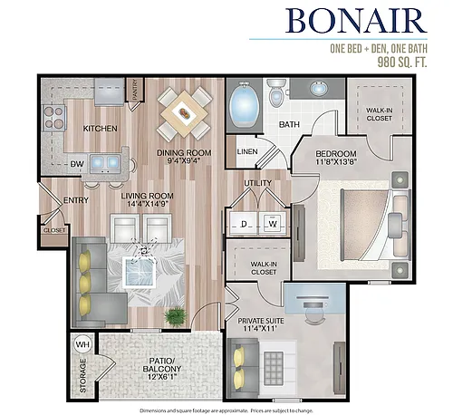 Floor plan Bonair