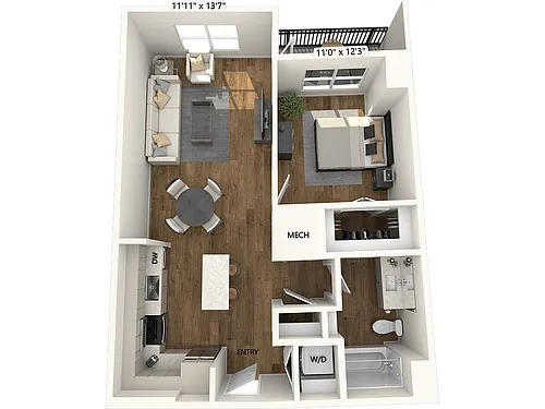 Floor plan A5-767sf-FinishIV