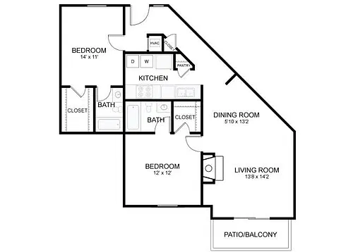 Floor plan The Hampton