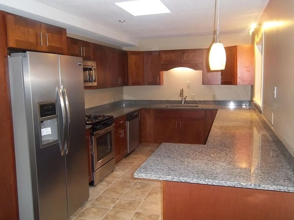 Kitchen with see thru to Living room.