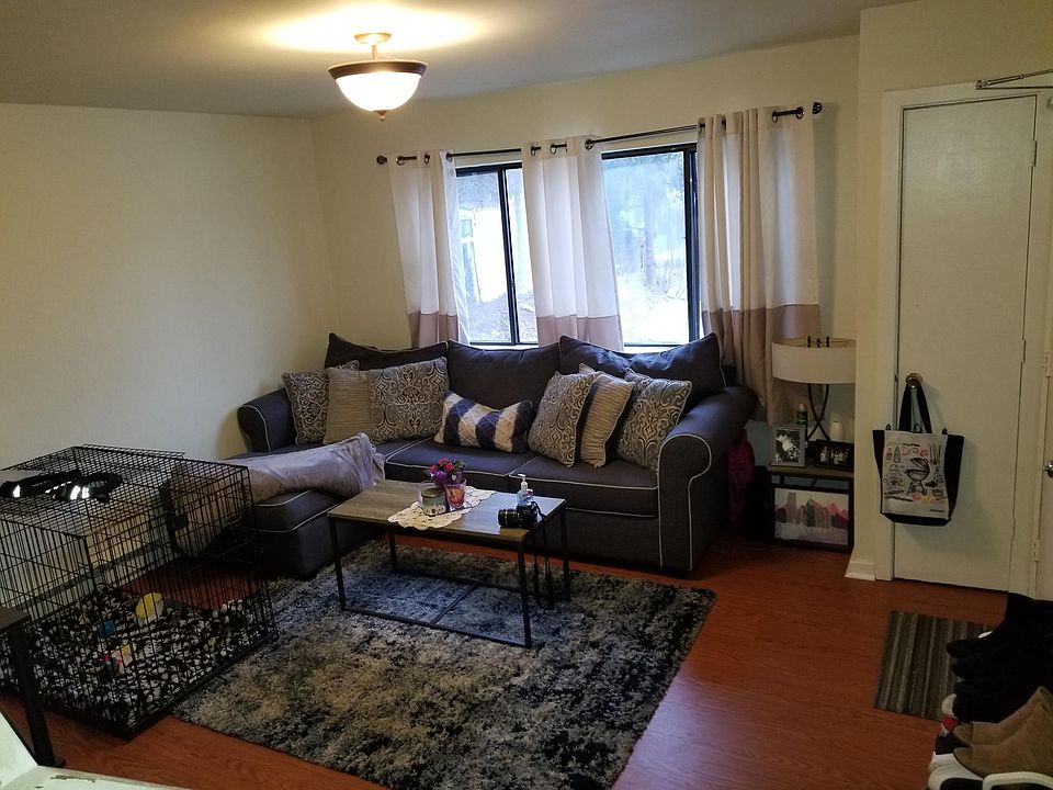 Living room in the 1st floor with nice big window and a coat closet, new hard wood floor