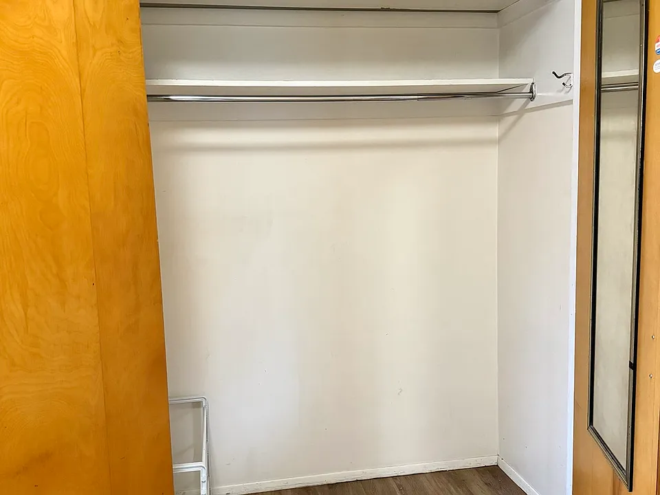 Roomy closets