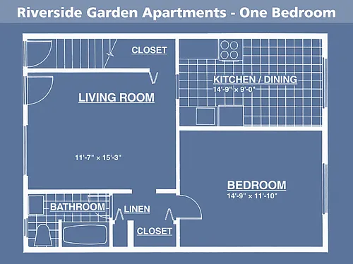 Floor plan 1Bedroom