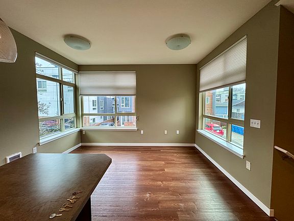 living room with large windows