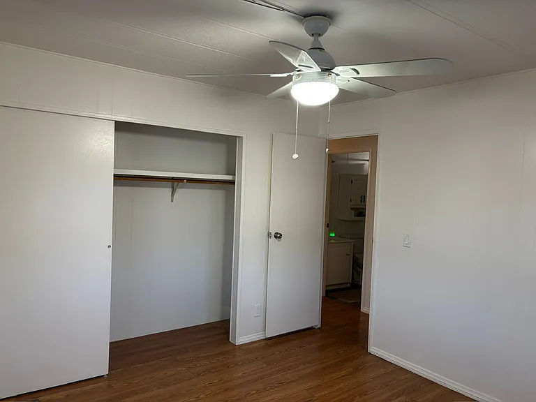 Full wall of closet space