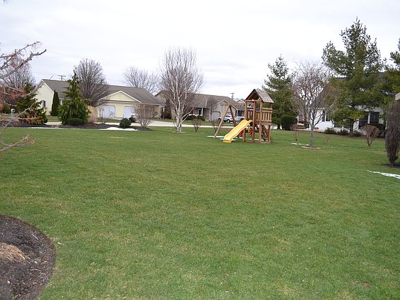 Landscaped private backyard