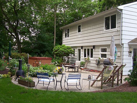 Rear of house w/patio