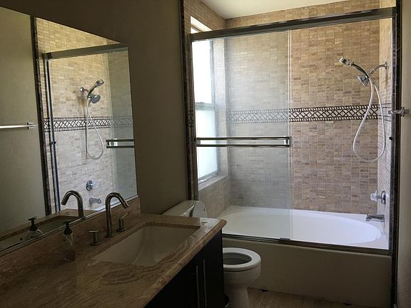 Upgraded master bathroom
