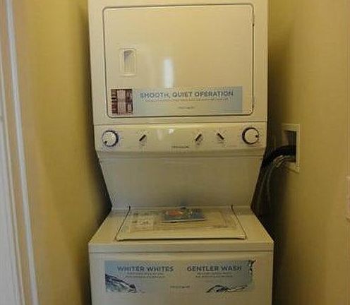 In unit washer and dryer