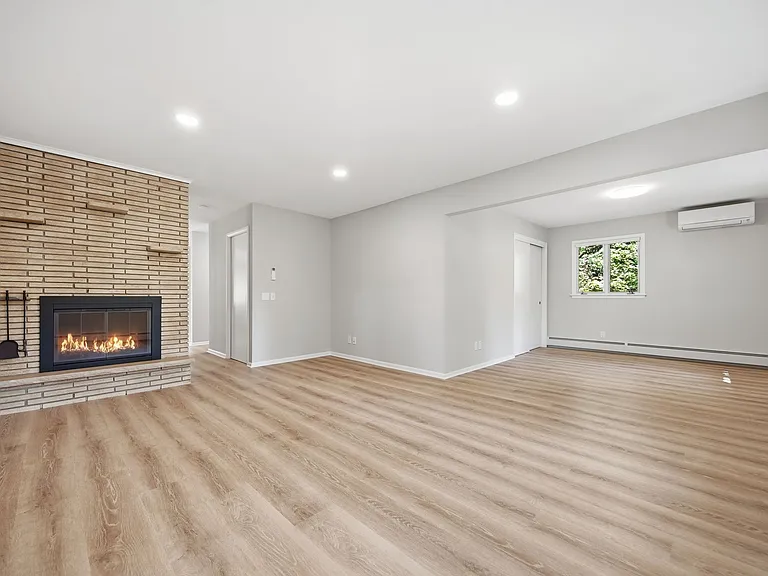 Living room with open study (formerly 3rd bedroom) on right