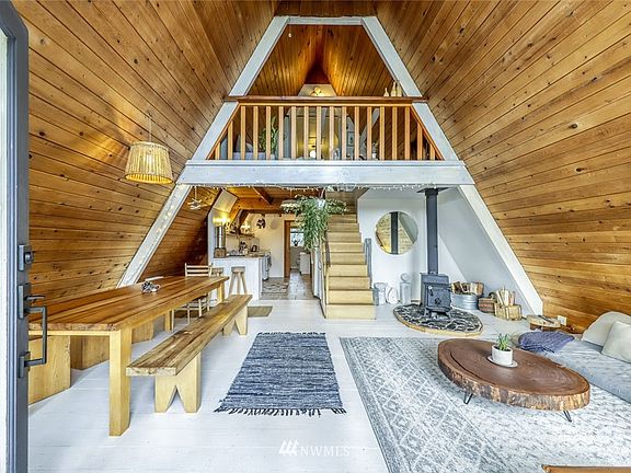 There is a sense of healing as you enter the home. Loft with second bedroom up the custom oak stairs.