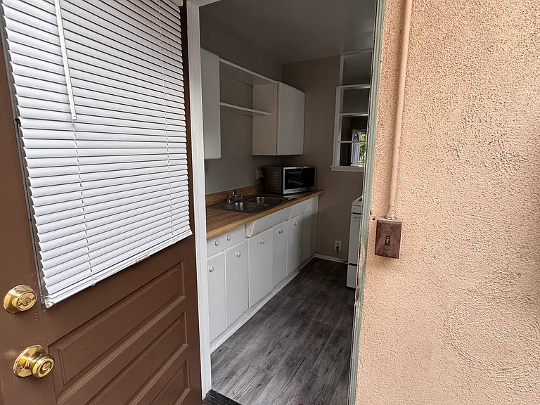 Back door entrance into the kitchen