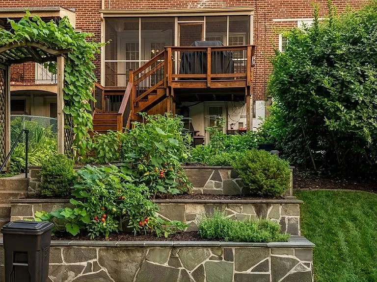Back of property