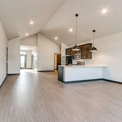 View of Kitchen from Living Room