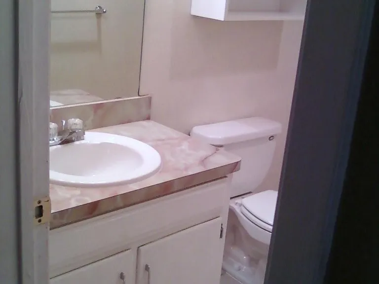hall bath with tub and shower combo