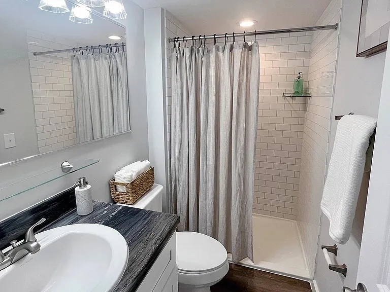 Enjoy walk-in showers in select apartment homes!