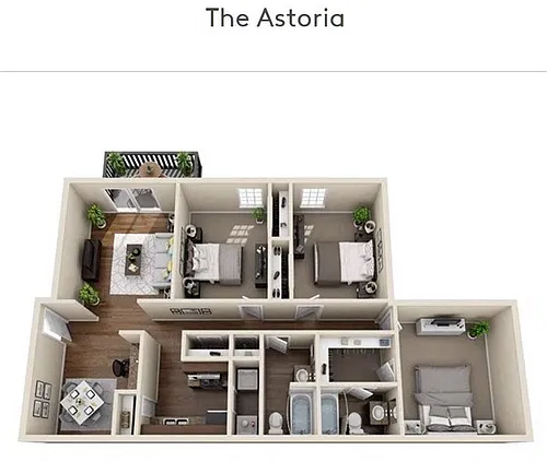 Floor plan The Astoria Classic