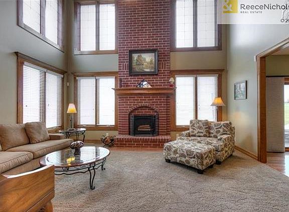 2-story great room with lots of natural light
