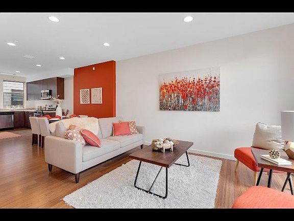 Living Room, Dining Room and Kitchen. (Pic for understand house layout. Furniture not included)